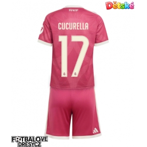 Real Madrid Marc Cucurella #17 Dětské Alternativní dres komplet 2026-27 Krátký Rukáv (+ trenýrky)